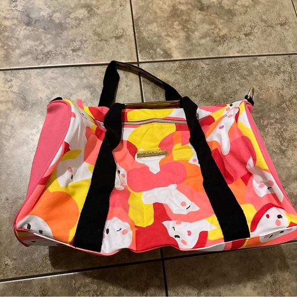 Benefit Cosmetics Faces Colorful Duffle Bag - Picture 2 of 3